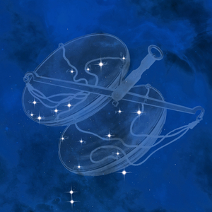 Constellation Libra - Constellation of Libra - The constellation Libra with its main stars. Constellation of Libra with its main stars