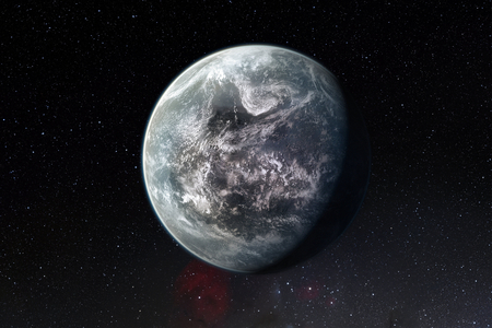 Exoplanete HD 85512b - The rocky super - Earth HD 85512 b - HD 85512 b is an exoplanet orbiting around the star HD 85512, located about 36 years ago - light from Earth in the constellation of Sails. It is one of the smallest exoplanets in habitable areas discovered to date; this super Earth was detected with the help of the HARPS program at the La Silla Observatory in Chile in August 2011. This artist's impression shows the planet orbiting the Sun - like star HD 85512 in the southern constellation of Vela (The Sail). This planet is one of sixteen super - Earths discovered by the HARPS instrument on the 3.6 - metre telescope at Eso's La Silla Observatory. This planet, HD 85512b, is about 3.6 times as massive as the Earth and lies at the edge of the habitable zone around the star, where liquid water, and perhaps even life, could potentially exist