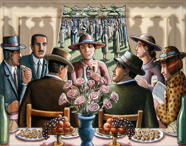 Marquee, 2006 (acrylic on canvas & wood)