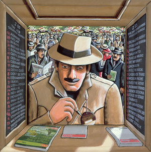 The Bet, 2006 (acrylic on wood)