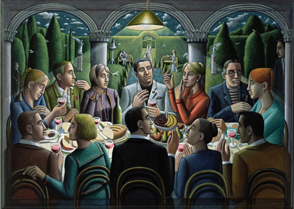 The Supper, 2010 (oil on canvas on wood)