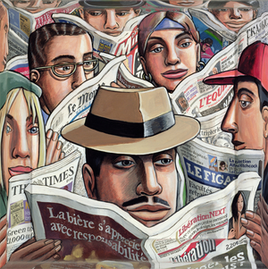 Samedi, 2008 (acrylic on wood)