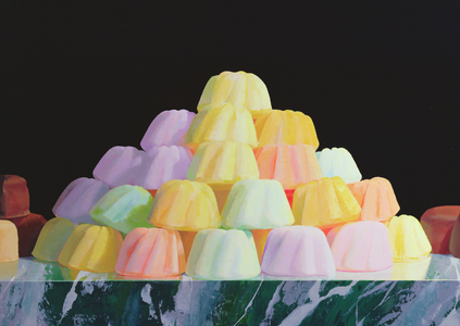 Fondants, 2005 (enamel paint on panel)