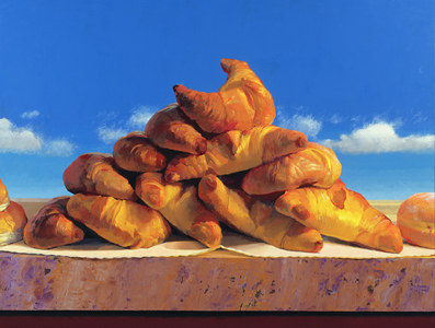 The Beach, 2005 (enamel paints on panel)