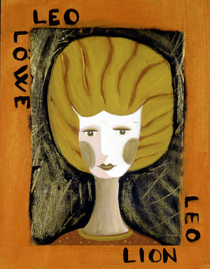The signs of the zodiac: the lion. Illustration by Patrizia La Porta.