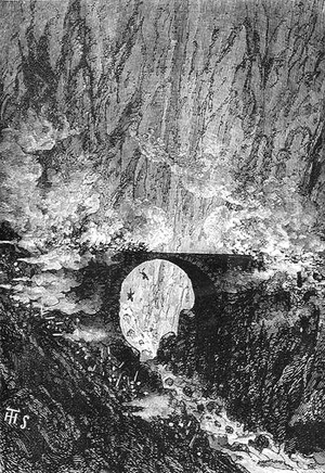 Suwarrow's Passage of the St. Gothard, engraved by Stephane Pannemaker (1847-1930), from 'The History of France', by Emile de Bonnechose, published by Ward, Lock and Co, London (engraving)