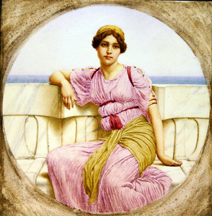 Reflections, 1918 (w/c on paper)