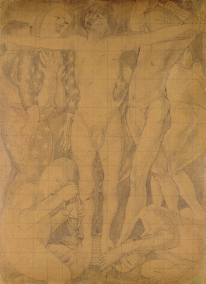 The Deposition, 1956 (pencil on paper)