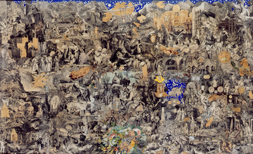 Victorian Collage, 1865 (collage of engravings and photos)