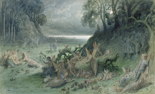 The Fairy Festival (w/c on paper)