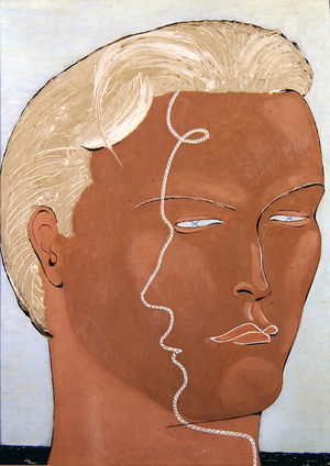 Head, 1930 (oil on board)