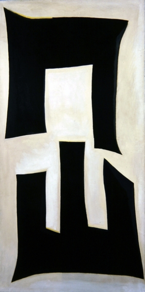 E Forms, 1967 (oil on canvas)