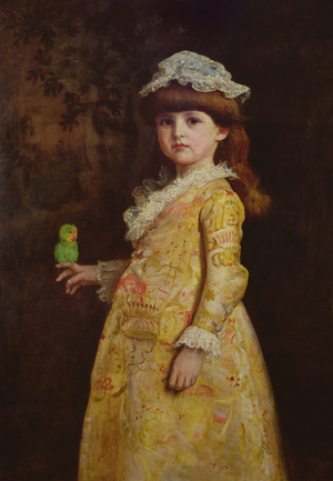 Portrait of Miss Margaret Millais, 1883 (oil on canvas)
