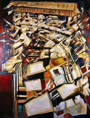 Orchestra, 1959 (oil on canvas)