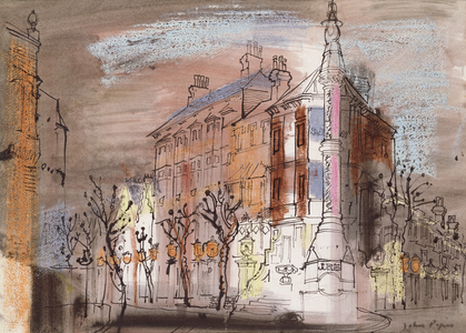 Shanklin, Isle of Wight, 1954 (gouache on paper)