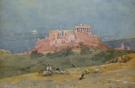 The Acropolis, c.1885 (w/c on paper)