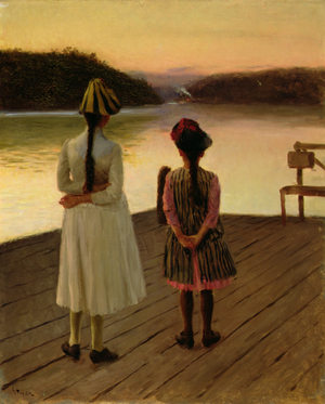 Pabryggan (The Asch Sisters), 1891-92 (oil on canvas)