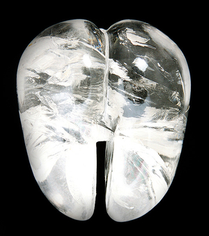 Sculpture of a Yoni (rock crystal)