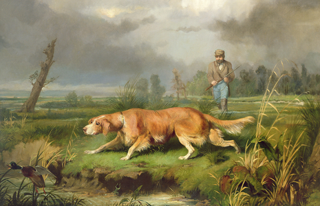 The Hunt, 1863 (oil on canvas)