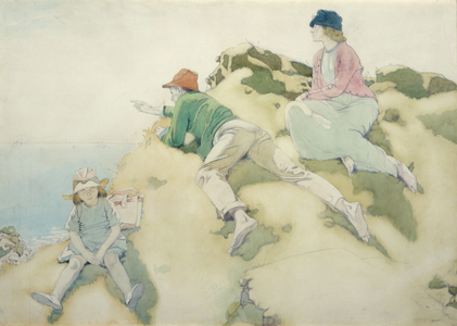 The Yacht Race (Dublin Bay) (w/c on paper)