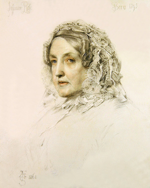 Susannah Rose, 1861 (chalks & pencil on paper)