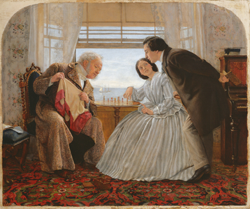 The Chess Players, 1860 (oil on canvas)