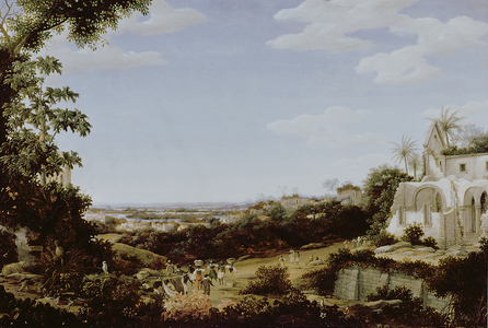 The ruins of Olinda (oil on panel)