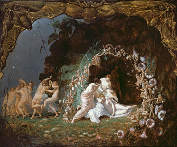 Titania Sleeping (oil on canvas)