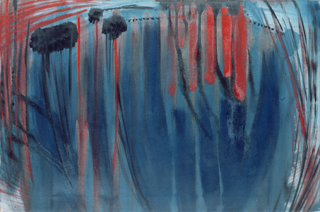 Border Blue Ford September, 1957 (oil on canvas)