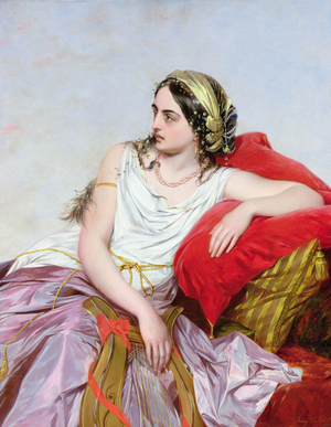 Myrrha, 1850 (oil on panel)