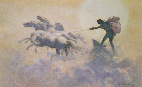 Chariot of the Sun, 1909 (w/c on paper)