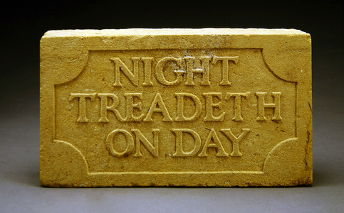 Night Treadeth on Day, 1903 (stone)