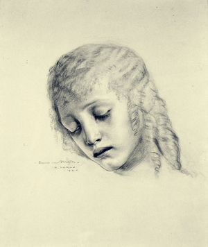 Sketch for Parsifal, 1912 (charcoal on paper)