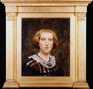 Portrait of Sientje Tadema, 1860 (oil on panel)