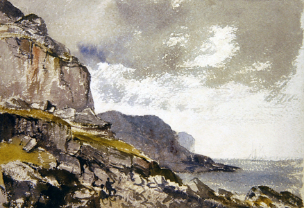 Welsh Coast, 1874 (w/c on paper)