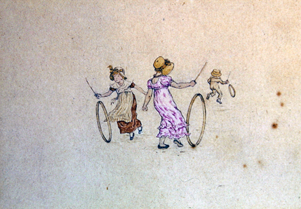 March Illustration for the 1889 Almanac, 1889 (w/c on paper)