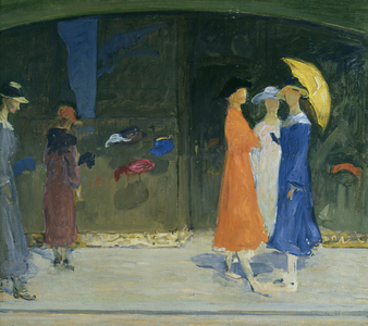 The Hat Shop (oil on canvas)