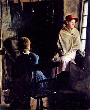 A Cottage Interior, Newlyn (1884 (oil on canvas)