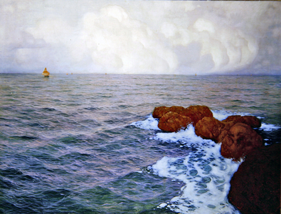 Dalmation Coast, 1911 (oil on canvas)