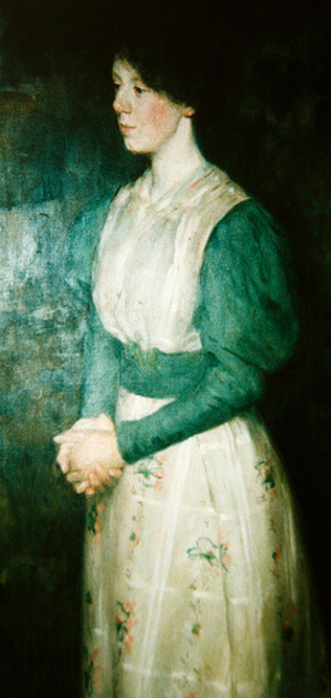 Portrait of Miss Ellen Dick, c.1900 (oil on canvas)