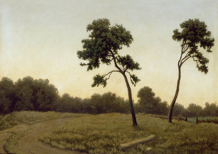 Sunset (oil on board)