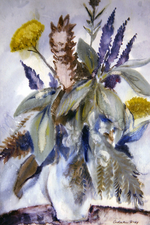 Flowerpiece (w/c on paper)