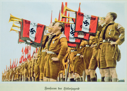 Fanfare of the Hitler Youth, Nazi Germany, 1935 (photo)