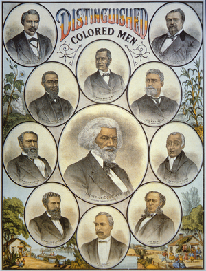 Distinguished black men, 1883 (litho)