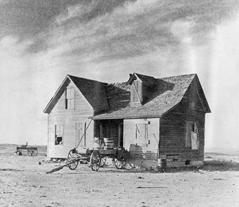 Deserted farmhouse, Sheridan County, Montana, 1937 (photo)