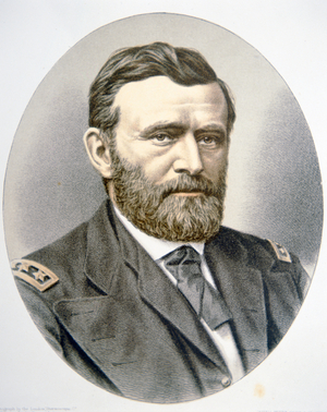 General Ulysses Simpson Grant (1822-85) (colour litho)