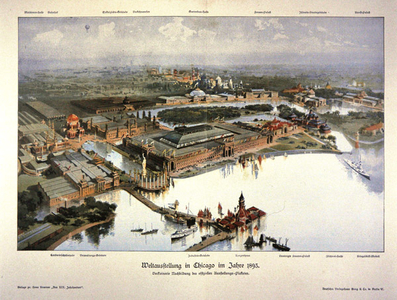 Poster for the 1893 Chicago World's Fair (colour litho)