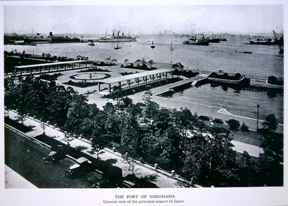 The Port of Yokohama, 1932 (b/w photo)