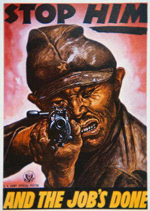 'Stop Him and the Job's Done', World War Two poster, 1945 (colour litho)