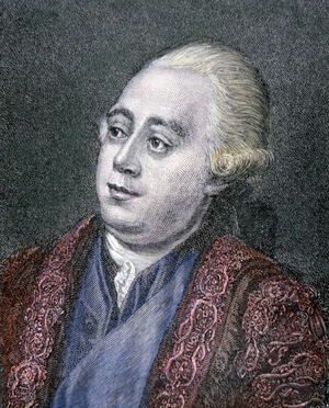 Lord North (colour litho)